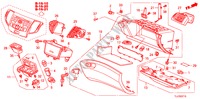 GARNITURE D'INSTRUMENT(COTE DE PASSAGER) (LH) pour Honda ACCORD TOURER 2.4 EXECUTIVE 5 Portes 6 vitesses manuelles 2009
