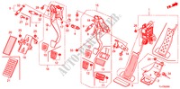 PEDALE(LH) pour Honda ACCORD TOURER 2.4 TYPE S 5 Portes 6 vitesses manuelles 2009