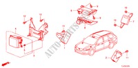 RADAR/LKAS pour Honda ACCORD TOURER 2.2 EXECUTIVE 5 Portes 6 vitesses manuelles 2009