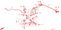 STABILISATEUR AVANT/ BRAS INFERIEUR AVANT pour Honda ACCORD TOURER 2.4 TYPE S 5 Portes 6 vitesses manuelles 2009