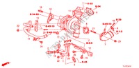 TURBOCOMPRESSEUR(DIESEL) pour Honda ACCORD TOURER 2.2 EX-GT 5 Portes 5 vitesses automatique 2009