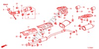 TUYAU D'ECHAPPEMENT(2.4L) pour Honda ACCORD TOURER 2.4 EX 5 Portes 5 vitesses automatique 2009