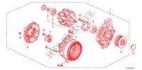 ALTERNATEUR(DENSO)(DIESEL) pour Honda ACCORD TOURER 2.2 S-H 5 Portes 6 vitesses manuelles 2011