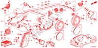 ANTENNE DE RADIO/HAUT PARLEUR(RH) pour Honda ACCORD TOURER 2.4 TYPE S 5 Portes 5 vitesses automatique 2011