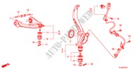 ARTICULATION AVANT pour Honda ACCORD TOURER 2.2 TYPE S-H 5 Portes 6 vitesses manuelles 2011