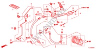 CLIMATISEUR(FLEXIBLES/TUYAUX)(2.0L)(LH) pour Honda ACCORD TOURER 2.0 ELEGANCE 5 Portes 5 vitesses automatique 2011