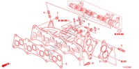 COLLECTEUR D'ADMISSION(DIESEL) pour Honda ACCORD TOURER 2.2 EX-H 5 Portes 6 vitesses manuelles 2010