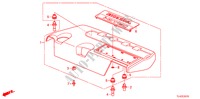 COUVERCLE DE MOTEUR(DIESEL) pour Honda ACCORD TOURER 2.2 S-H 5 Portes 6 vitesses manuelles 2011