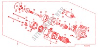 DEMARREUR(DENSO)(2.0L) pour Honda ACCORD TOURER 2.0 EXECUTIVE 5 Portes 6 vitesses manuelles 2011