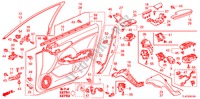 GARNITURE DE PORTE AVANT(LH) pour Honda ACCORD TOURER 2.4 TYPE S 5 Portes 5 vitesses automatique 2010