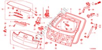 HAYON ARRIERE pour Honda ACCORD TOURER 2.4 TYPE S 5 Portes 5 vitesses automatique 2010