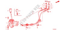 LEVIER DE SELECTION(DIESEL) pour Honda ACCORD TOURER 2.2 S-H 5 Portes 6 vitesses manuelles 2011
