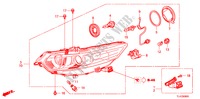 PROJECTEUR pour Honda ACCORD TOURER 2.2 S-H 5 Portes 6 vitesses manuelles 2011