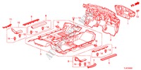TAPIS DE SOL pour Honda ACCORD TOURER 2.4 EXECUTIVE 5 Portes 6 vitesses manuelles 2010