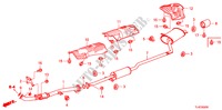 TUYAU D'ECHAPPEMENT(2.0L) pour Honda ACCORD TOURER 2.0 S 5 Portes 5 vitesses automatique 2011