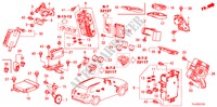 UNITE DE COMMANDE(CABINE)(1)(LH) pour Honda ACCORD TOURER 2.4 EXECUTIVE 5 Portes 5 vitesses automatique 2011