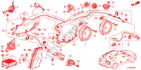 ANTENNE DE RADIO/HAUT PARLEUR(LH) pour Honda ACCORD TOURER 2.2 EXECUTIVE-H 5 Portes 6 vitesses manuelles 2012