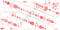ARBRE PRIMAIRE AVANT/DEMI ARBRE(2.4L) pour Honda ACCORD TOURER 2.4 S 5 Portes 6 vitesses manuelles 2012