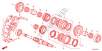 ARBRE PRINCIPAL(DIESEL) pour Honda ACCORD TOURER 2.2 S-H 5 Portes 6 vitesses manuelles 2012