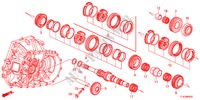 ARBRE PRINCIPAL pour Honda ACCORD TOURER 2.0 EXECUTIVE 5 Portes 6 vitesses manuelles 2012