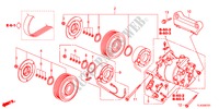 CLIMATISEUR(COMPRESSEUR)(2.4L) pour Honda ACCORD TOURER 2.4 TYPE S 5 Portes 6 vitesses manuelles 2012