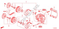 CLIMATISEUR(COMPRESSEUR)(DIESEL) pour Honda ACCORD TOURER 2.2 EX 5 Portes 5 vitesses automatique 2012
