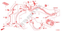 CLIMATISEUR(FLEXIBLES/TUYAUX)(2.4L)(RH) pour Honda ACCORD TOURER 2.4 S 5 Portes 6 vitesses manuelles 2012