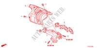 COLLECTEUR D'ECHAPPEMENT(DIESEL) pour Honda ACCORD TOURER 2.2 EXECUTIVE 5 Portes 5 vitesses automatique 2012