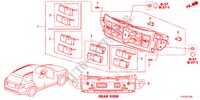 COMMANDE DE CHAUFFAGE pour Honda ACCORD TOURER 2.2 TYPE S-H 5 Portes 6 vitesses manuelles 2012