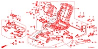 COMP. DE SIEGE AV.(G.)(SIEGE ENTIEREMENT MOTORISE)(2) pour Honda ACCORD TOURER 2.2 EX 5 Portes 5 vitesses automatique 2012