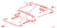 COULISSANTS DE TOIT pour Honda ACCORD TOURER 2.2 EX 5 Portes 6 vitesses manuelles 2012