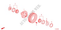 DIFFERENTIEL(DIESEL) pour Honda ACCORD TOURER 2.2 ES 5 Portes 5 vitesses automatique 2012