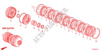 EMBRAYAGE(2EME)(DIESEL) pour Honda ACCORD TOURER 2.2 ES 5 Portes 5 vitesses automatique 2012