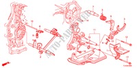 FOURCHETTE DE SELECTION(DIESEL) pour Honda ACCORD TOURER 2.2 ES-GT 5 Portes 5 vitesses automatique 2012