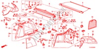 GARNITURE LATERALE pour Honda ACCORD TOURER 2.4 TYPE S 5 Portes 6 vitesses manuelles 2012