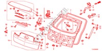 HAYON ARRIERE pour Honda ACCORD TOURER 2.0 ES-GT 5 Portes 6 vitesses manuelles 2012