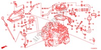 JAUGE DE NIVEAU D'HUILE/TUYAU ATF(2) pour Honda ACCORD TOURER 2.4 TYPE S 5 Portes 5 vitesses automatique 2012