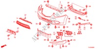 PARE CHOCS AVANT pour Honda ACCORD TOURER 2.4 S 5 Portes 5 vitesses automatique 2012