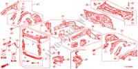 PAROI TRANSVERSALE AVANT/TABLEAU DE BORD pour Honda ACCORD TOURER 2.4 TYPE S 5 Portes 5 vitesses automatique 2012