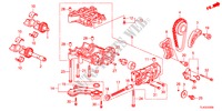 POMPE A HUILE(DIESEL) pour Honda ACCORD TOURER 2.2 EX 5 Portes 5 vitesses automatique 2012