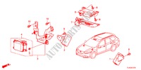 RADAR/LKAS pour Honda ACCORD TOURER 2.2 ELEGANCE 5 Portes 6 vitesses manuelles 2012