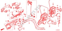 SERRURES DE PORTE AVANT/POIGNEE EXTERNE pour Honda ACCORD TOURER 2.4 TYPE S 5 Portes 6 vitesses manuelles 2012