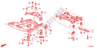 SOUS CHASSIS AVANT/CORPS ARRIERE pour Honda ACCORD TOURER 2.4 S 5 Portes 5 vitesses automatique 2012