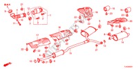 TUYAU D'ECHAPPEMENT(2.4L) pour Honda ACCORD TOURER 2.4 TYPE S 5 Portes 5 vitesses automatique 2012