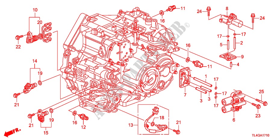 CAPTEUR/SOLENOIDE(DIESEL) pour Honda ACCORD TOURER 2.2 ES-GT 5 Portes 5 vitesses automatique 2012