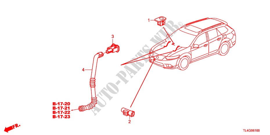 CLIMATISEUR(CAPTEUR) pour Honda ACCORD TOURER 2.0 S 5 Portes 5 vitesses automatique 2012