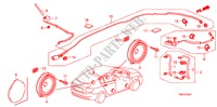 ANTENNE/HAUT PARLEUR(LH)(2) pour Honda CITY 1.4LS 4 Portes 5 vitesses automatique 2010