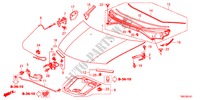 CAPOT MOTEUR(RH) pour Honda BALLADE VTI-L 4 Portes 5 vitesses automatique 2011