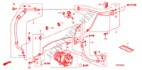 CLIMATISEUR(FLEXIBLES/TUYAUX)(LH) pour Honda CITY 1.4LS 4 Portes 5 vitesses automatique 2009