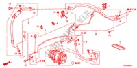 CLIMATISEUR(FLEXIBLES/TUYAUX)(RH) pour Honda BALLADE VTI 4 Portes 5 vitesses manuelles 2011